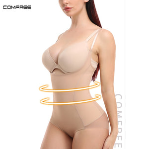 Open Bust Belly Compression Belly Shapewear