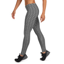 Charger l'image dans la galerie, Legging avec logo gris sur noir