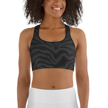 Cargar imagen en el visor de la galería, Midnight Zebra Sports bra