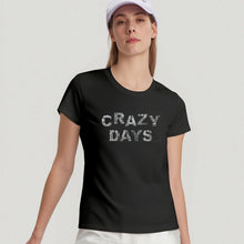 Carica l&#39;immagine nel visualizzatore di Gallery, Crazy Days Cotton Round-Neck Short-Sleeved T-Shirt