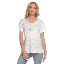 Load image into Gallery viewer, Albino Clique Loose V-neck Short Sleeve T-shirt