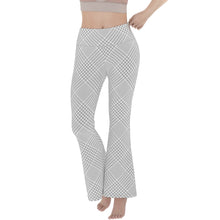 Load image into Gallery viewer, Glen Plaid Women&#39;s Flare Yoga Pants