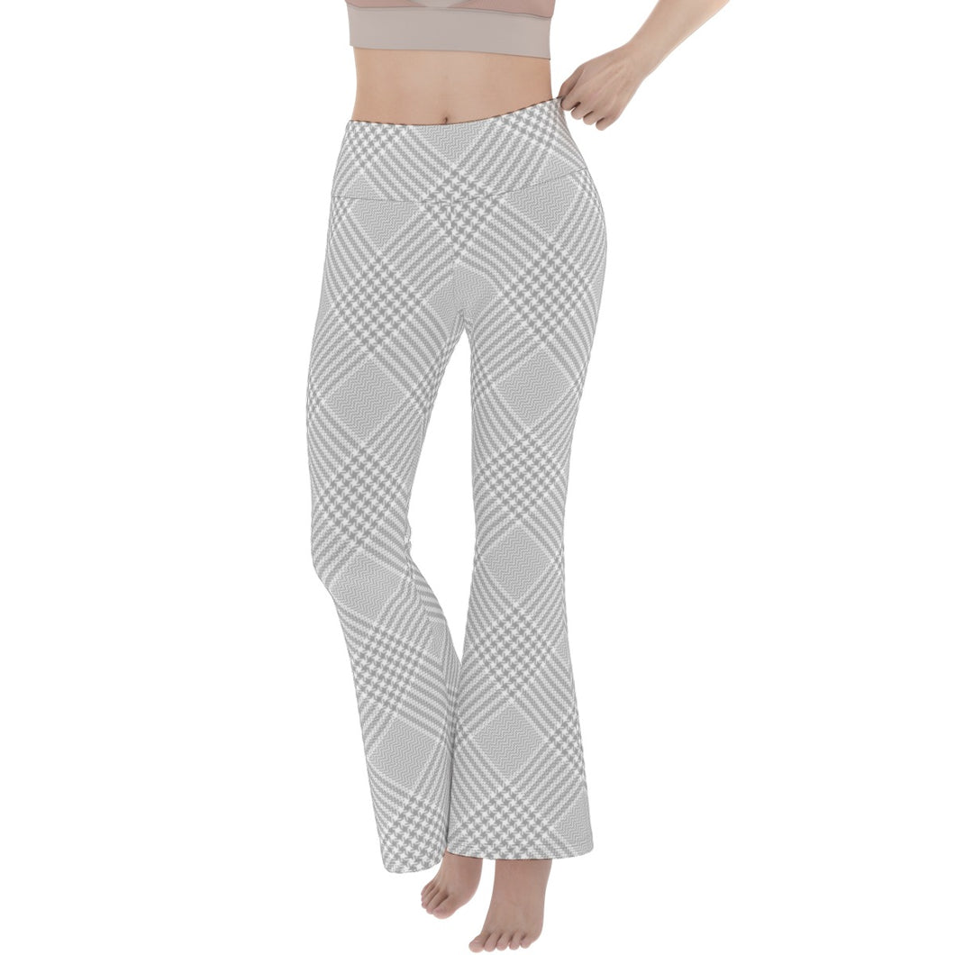 Glen Plaid Women's Flare Yoga Pants