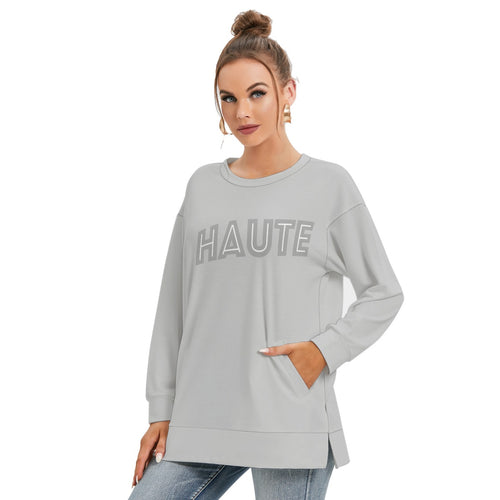 Haute in Grey Sweatshirt