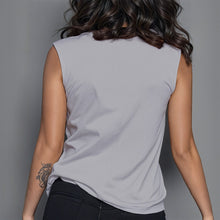 Carica l'immagine nel visualizzatore di Gallery, Grise Round Sleeveless T-Shirt