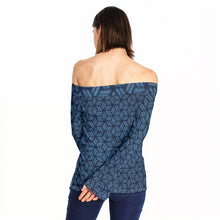 Carica l&#39;immagine nel visualizzatore di Gallery, Kagome Off-Shoulder Long Sleeve Top