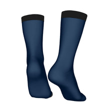 Load image into Gallery viewer, Midnight Blkue Contrast Socks For the USA