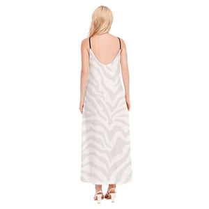 Albino Zebra Sling Dress