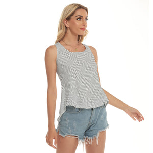 Glen Plaid Back Hollow Top