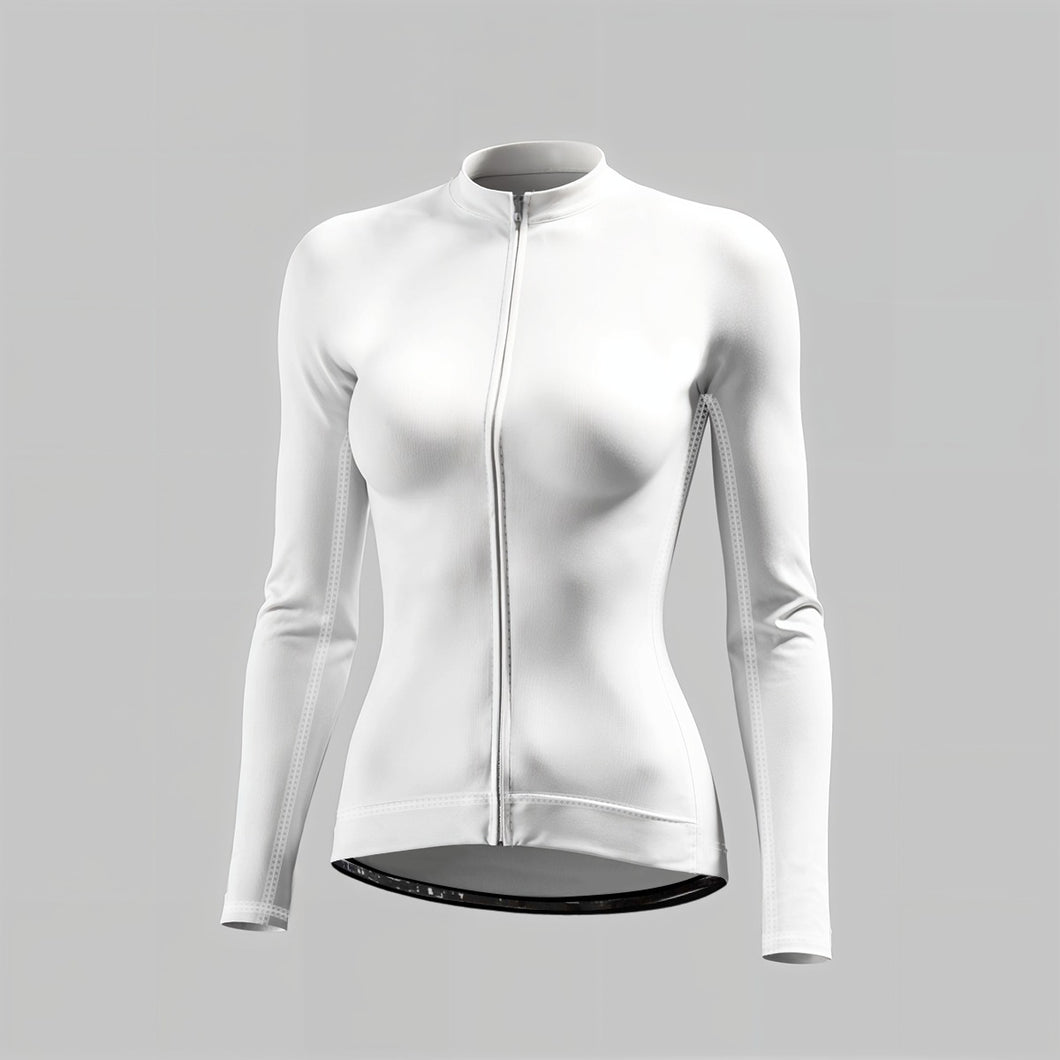 Just White Microfiber Raglan Jacket