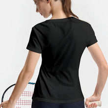 Load image into Gallery viewer, Just Black Cotton Round-Neck Short-Sleeved T-Shirt