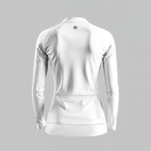 画像をギャラリービューアに読み込む, Just White Microfiber Raglan Jacket