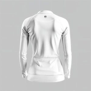 Just White Microfiber Raglan Jacket