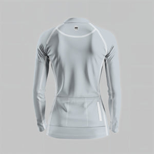 Metallic Silver Microfiber Raglan Jacket