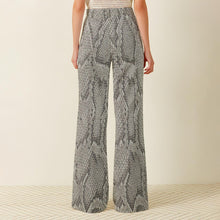 Cargar imagen en el visor de la galería, Grise Snakeskin Wide Leg Pants