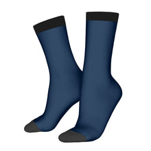 Load image into Gallery viewer, Midnight Blkue Contrast Socks For the USA