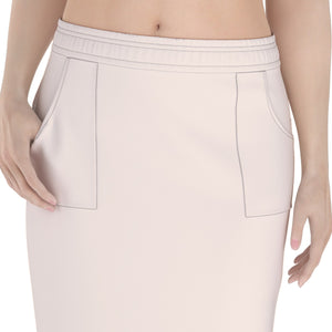 Blush Hip Skirt with Pockets