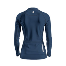 Carica l'immagine nel visualizzatore di Gallery, Midnight Blkue Raglan Cycling Jersey With Long-Sleeve