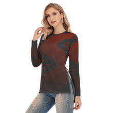 Load image into Gallery viewer, Cayenne Side Split Long T-shirt