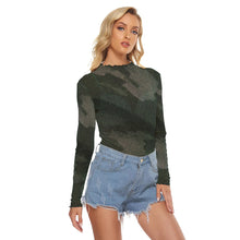 Load image into Gallery viewer, Jade Camouflage Mesh T-shirt