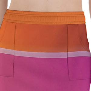 Hot Fuchia Pencil Skirt