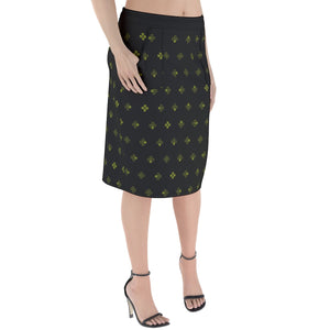 Moldavite Pencil Skirt