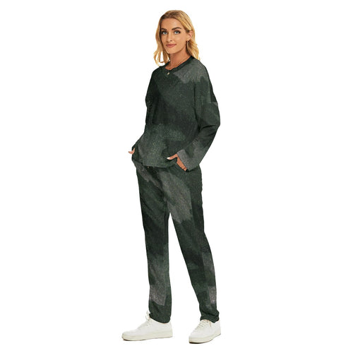 Jade Camouflage Leisure Suit