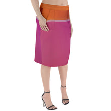 Load image into Gallery viewer, Hot Fuchia Pencil Skirt