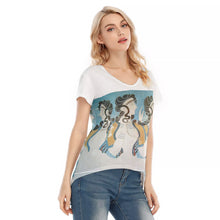 Load image into Gallery viewer, 3 Minoan Ladies V-neck Short Sleeve T-shirt