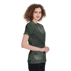 Jade Camouflage Velvet T-shirt