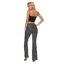 Load image into Gallery viewer, Midnight Zebra Skinny Flare Pants