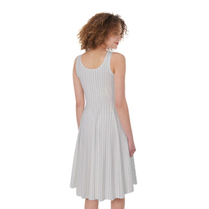Multistripe Women's Sleeveless Dress