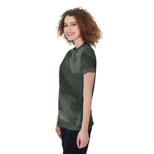 Load image into Gallery viewer, Jade Camouflage Velvet T-shirt