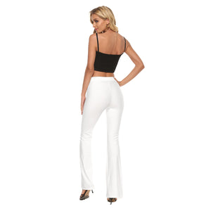 Just White Skinny Flare Pants