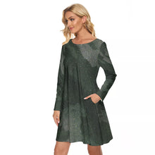 Load image into Gallery viewer, Jade Camouflage Smooth Flow Dress