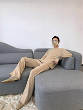 Load image into Gallery viewer, Apricot Cashmere Leisure Pants Set