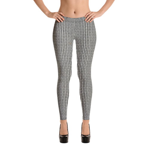 Grey Texturized Leggings