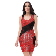 Load image into Gallery viewer, Red Grafitti Dress