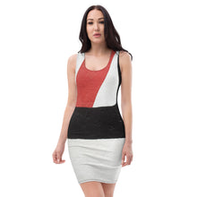 Load image into Gallery viewer, Red Colorblock Dress