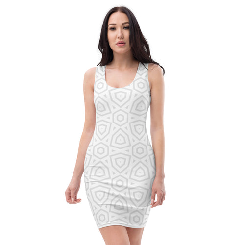 White PatternDress