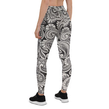 Load image into Gallery viewer, Grey Paisley Collections Leggings
