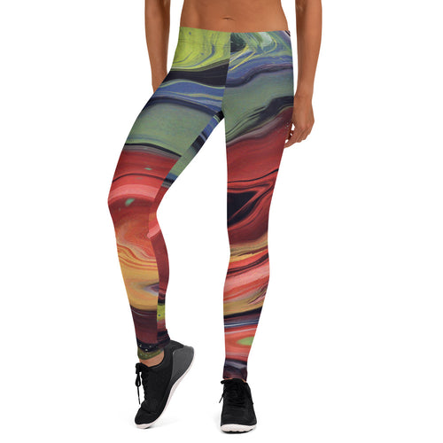 Colorful Swirl Leggings