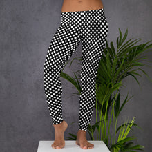 Load image into Gallery viewer, White Polka Dot Leggings