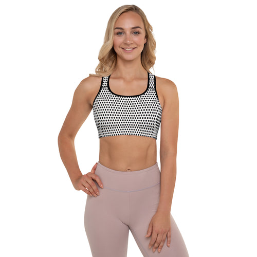 Dots Padded Sports Bra