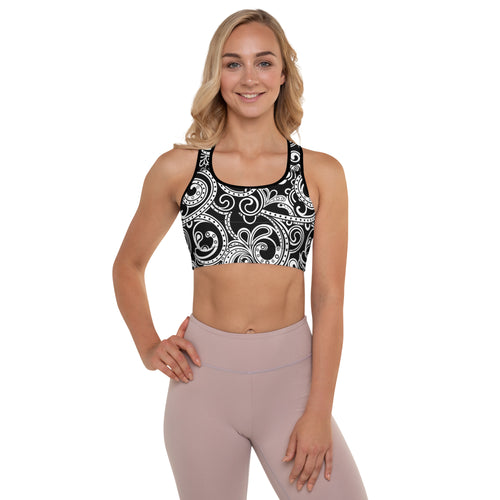 Spiral Padded Sports Bra