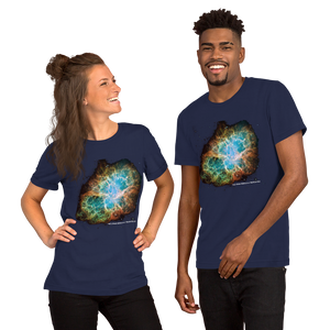 The Crab Nebula in Taurus Short-Sleeve Unisex T-Shirt